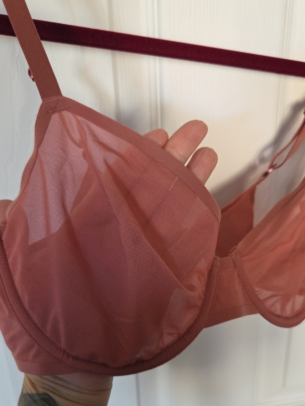 AERIE Smoothez Mesh Unlined Bra 34D